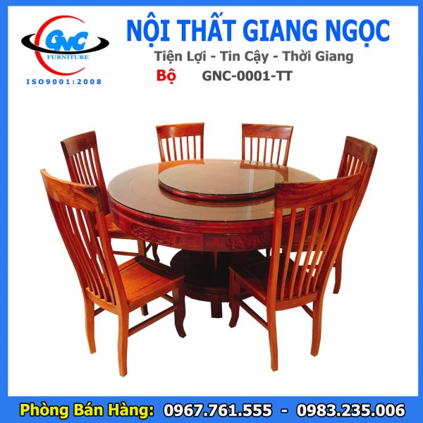 Bán bộ bàn ăn GNC 0001 TT giá rẻ