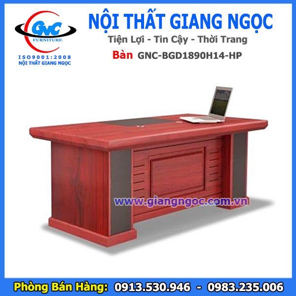 Bàn làm việc giám đốc GNC DT1890H14 HP Thái Bình